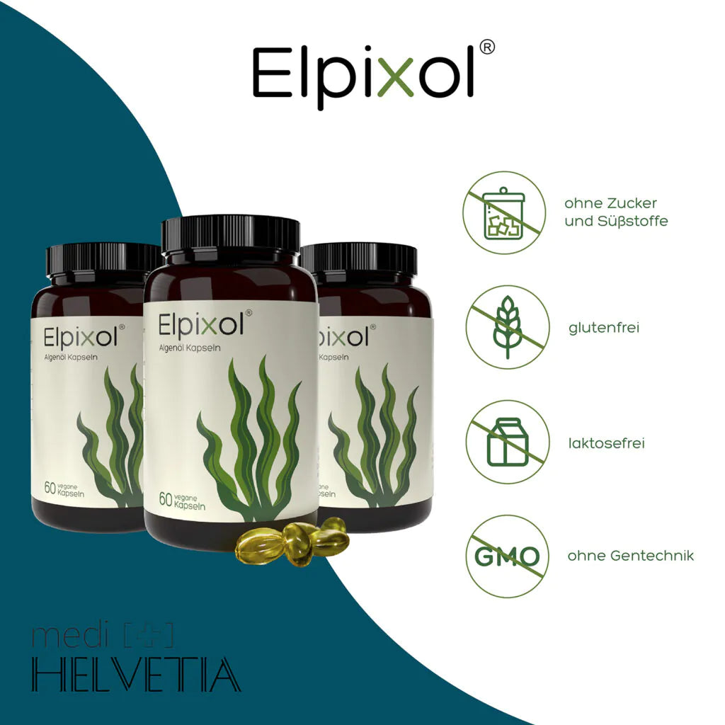 Elpixol® Algenöl Kapseln mit 500 mg EPA + DHA