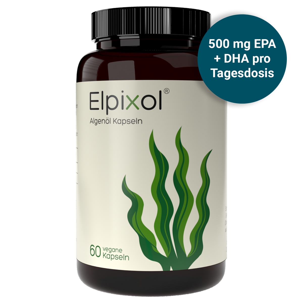 Elpixol® Algenöl Kapseln mit 500 mg EPA + DHA