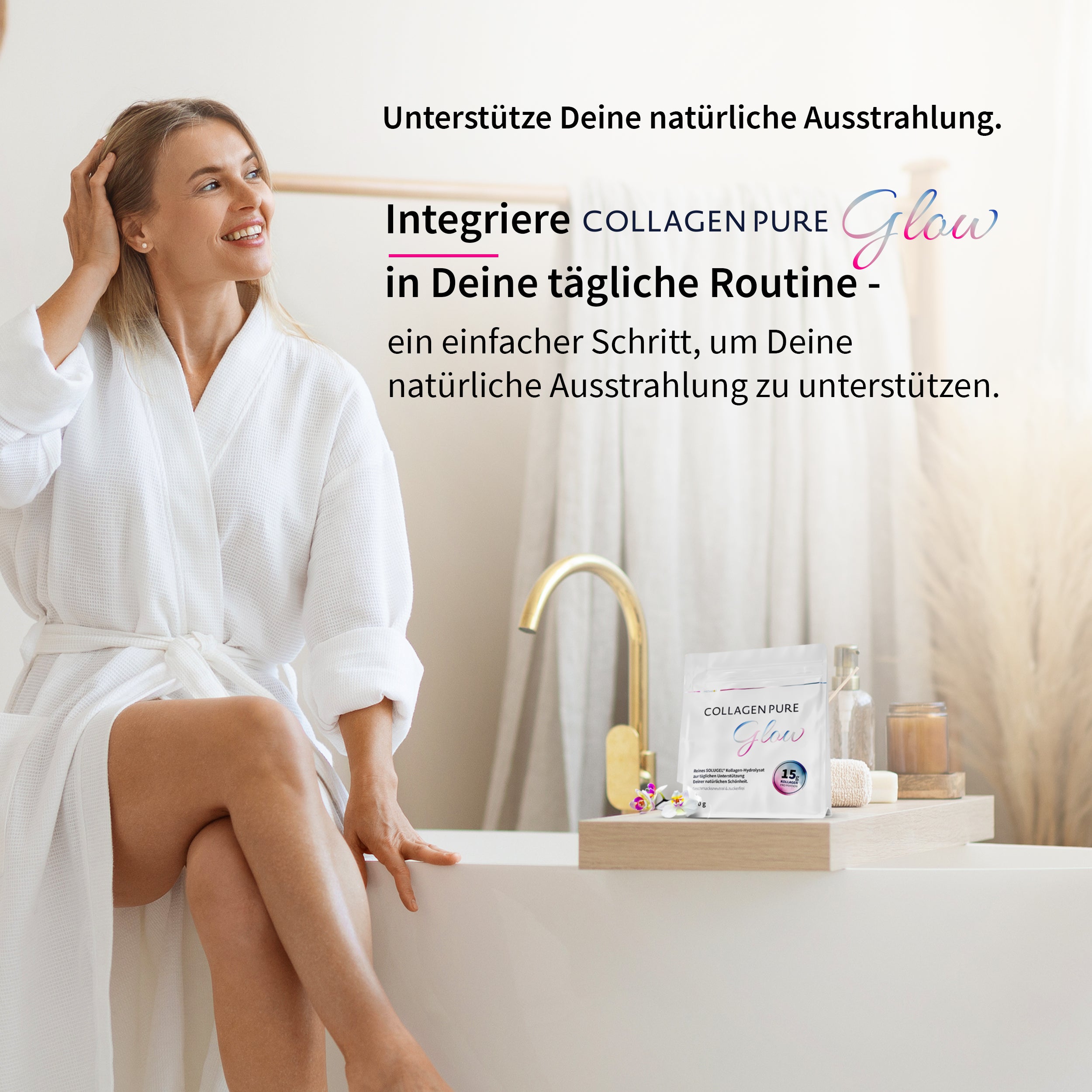 Collagen Pure Glow – 100 % reines Kollagen Pulver
