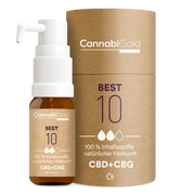 CannabiGold Best 10 - CBD + CBG Hautpflegeöl