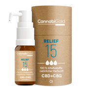 CannabiGold Relief 15- CBD + CBG Hautpflegeöl