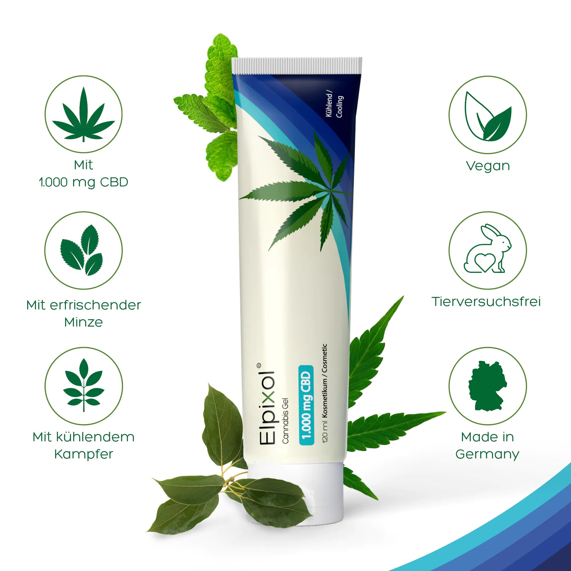 Elpixol® Cannabis Gel 1.000 mg CBD kühlend