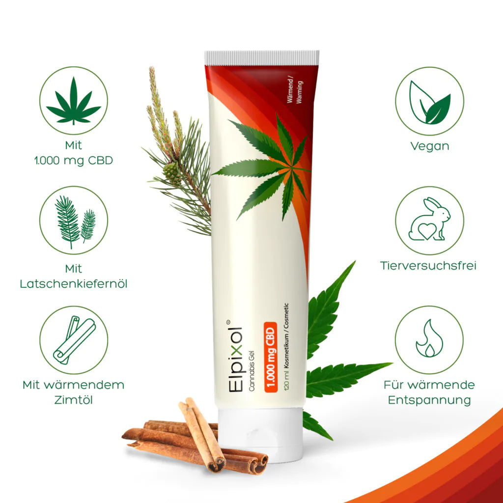 Elpixol® Cannabis Gel 1.000 mg CBD - wärmend
