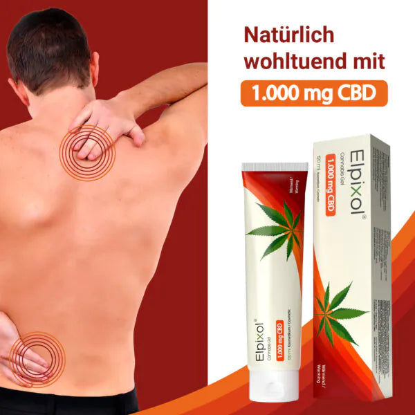Elpixol® Cannabis Gel 1.000 mg CBD - wärmend