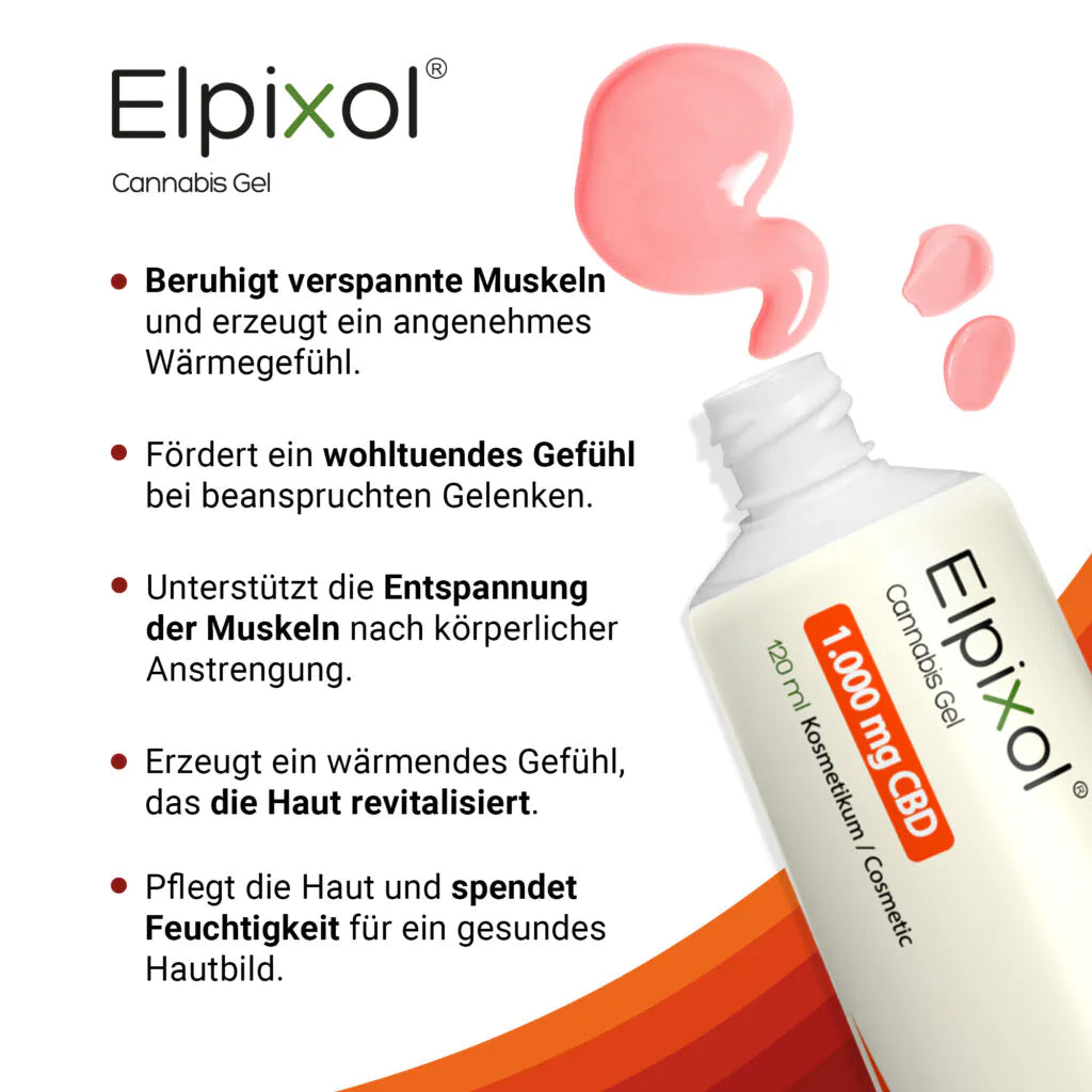 Elpixol® Cannabis Gel 1.000 mg CBD - wärmend