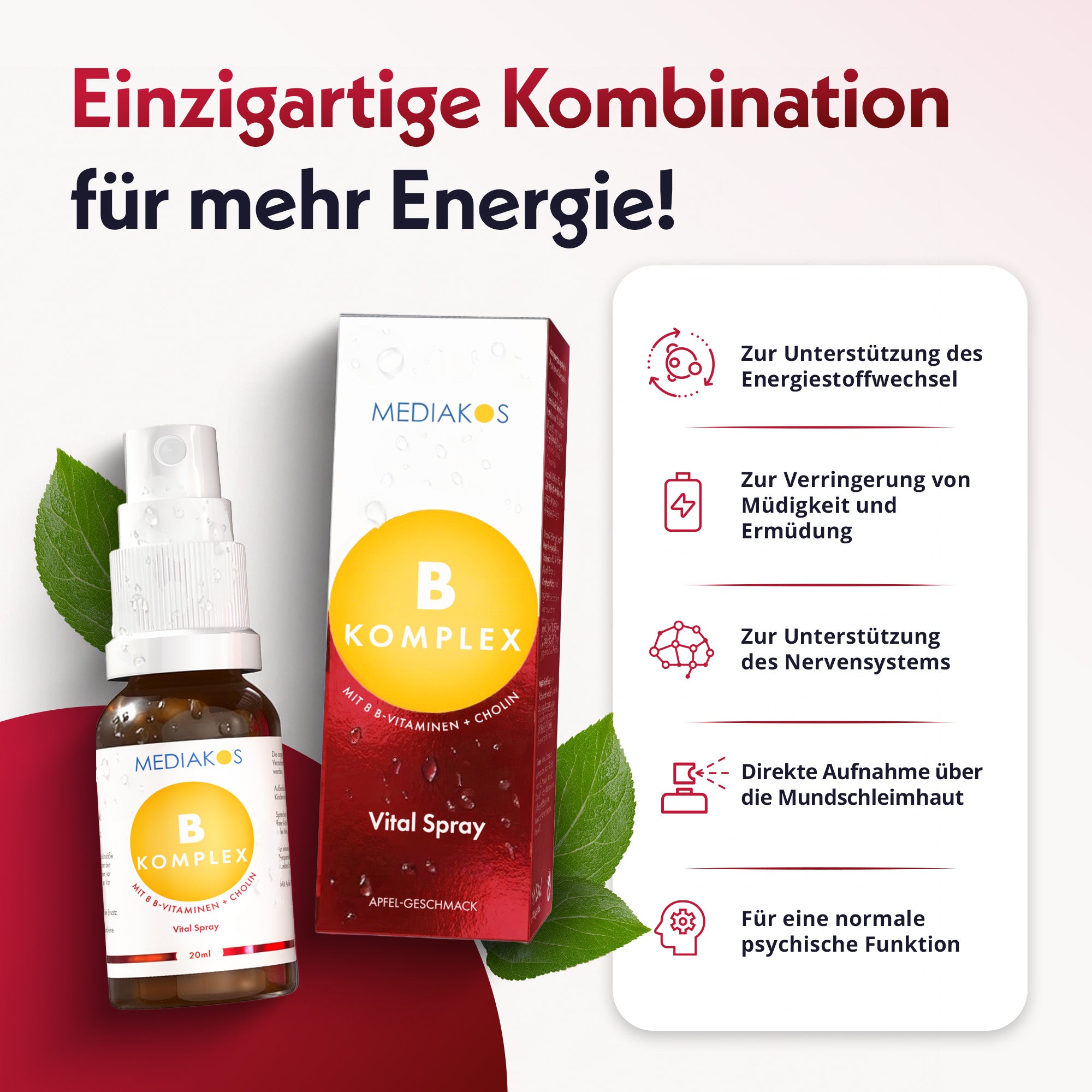 Mediakos Vitamin B-Komplex Vital Spray