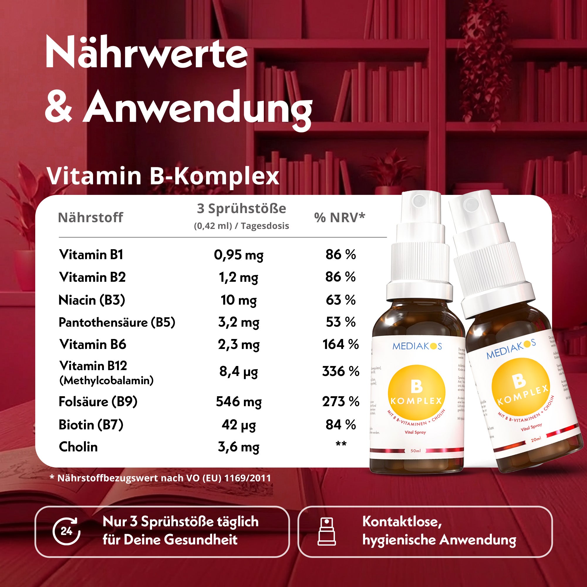 Mediakos Vitamin B-Komplex Vital Spray